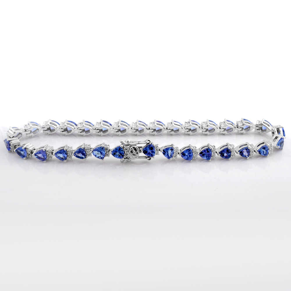 Genuine Gemstone 925 Silver Bracelet