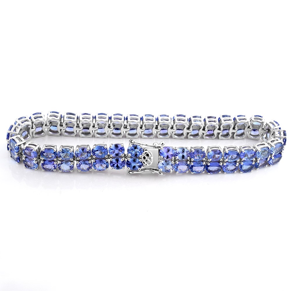 Full of Gemstones Silver Bracelet