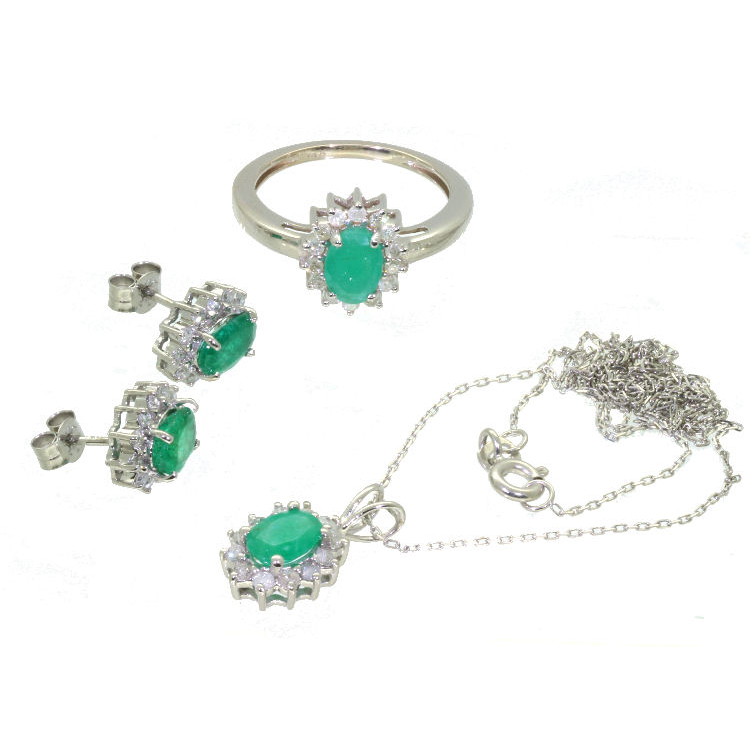 Genuine Emerald Complete Set