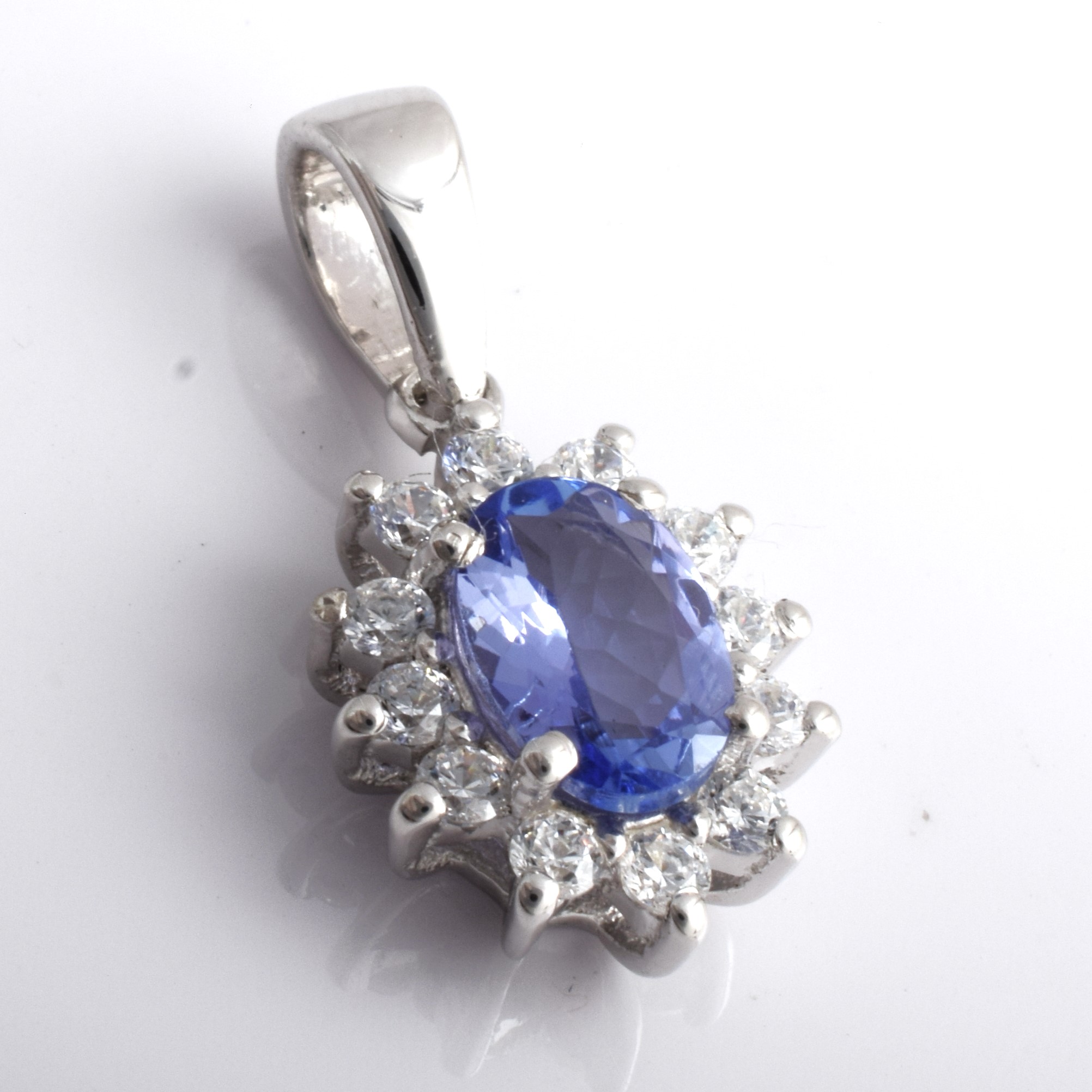 Diana Design Gemstone Silver Pendants